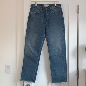 & Other Stories High-wasted Straight-leg Jeans